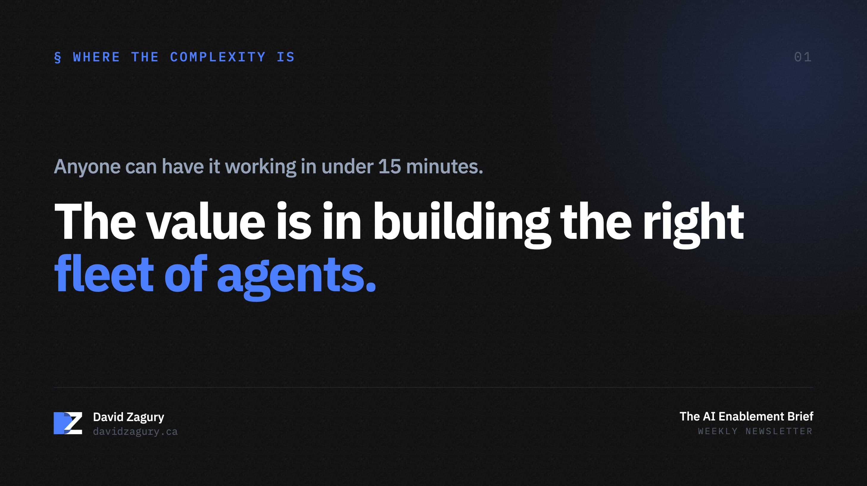 Cover for “Building Your Fleet of AI Agents”